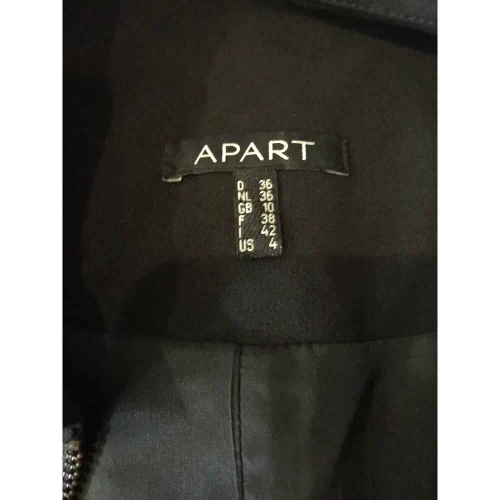 Vintage 90’s Apart Gaberdine Long Jacket M Pristine - Picture 6 of 6
